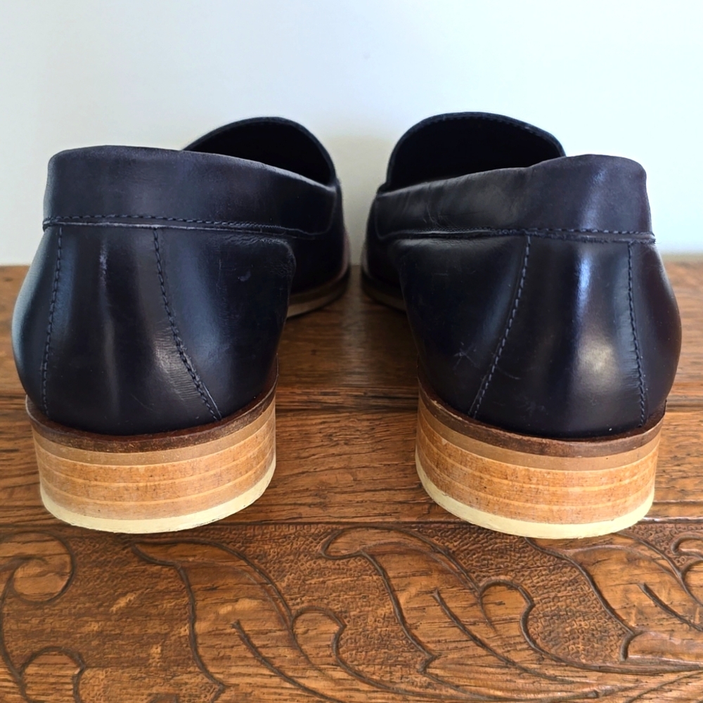 Everlane Italy Modern Day Loafer Leather Size 11 Pointed Toe Flats Quiet Luxury - Picture 4 of 6